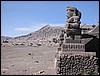 Hindu temple inside the crater (Bromo, Java).JPG